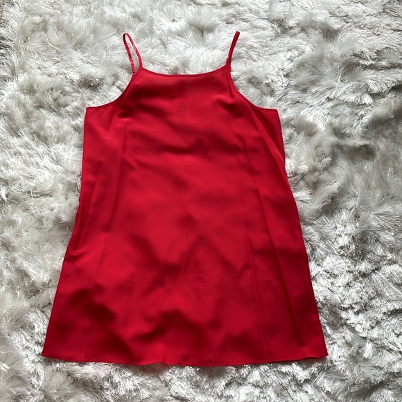 BCBG RED Ruffle DRESS - Picture 8 of 12